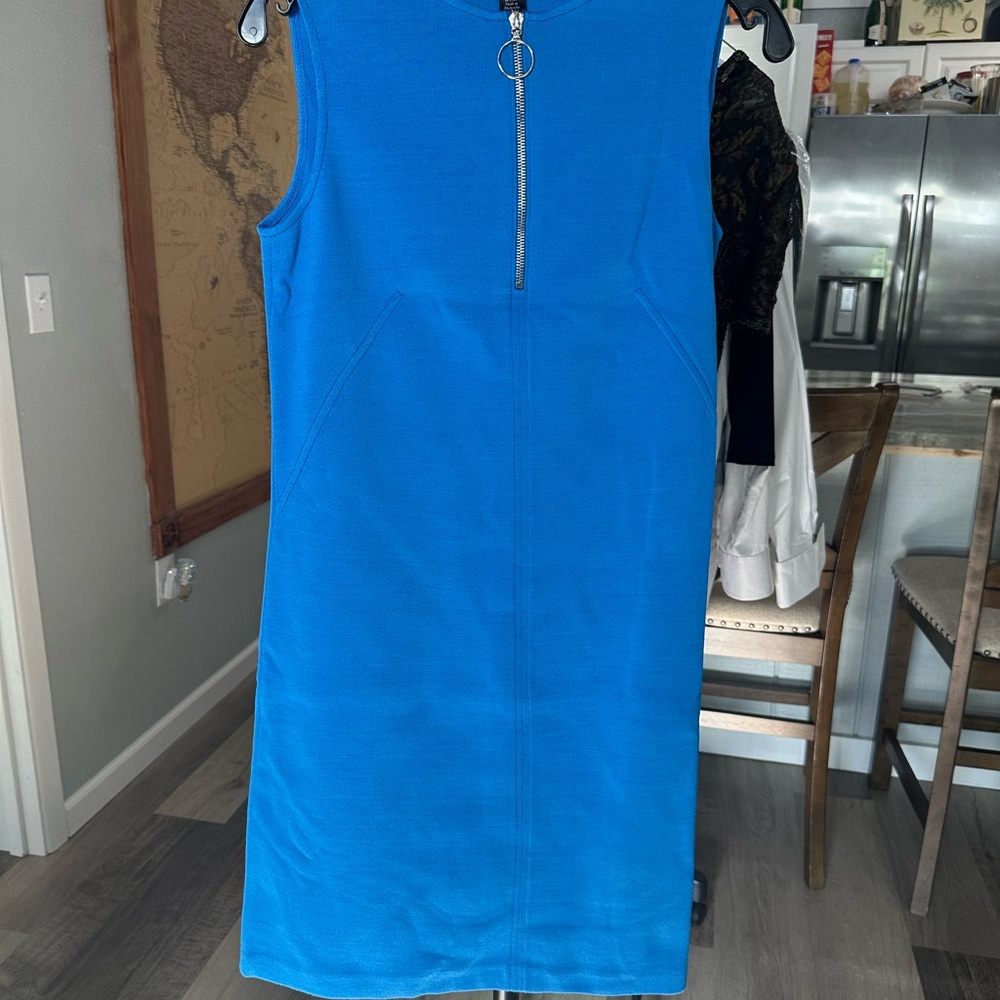 Blue Sleeveless Dress